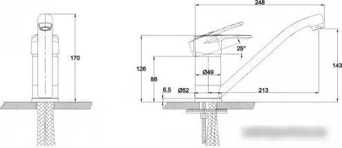 Смеситель Kaiser Planet 14033 - фото товара