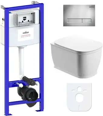 Унитаз Lavinia Boho Relfix Bell Pro Rimless 6 в 1 77040038 - изображение в каталоге