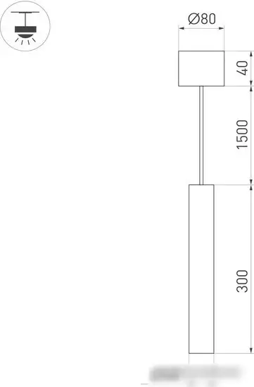 Люстра средней высоты Arlight SP-PIPE-HANG-L300-R30-9W Day4000 038612 – фото товара