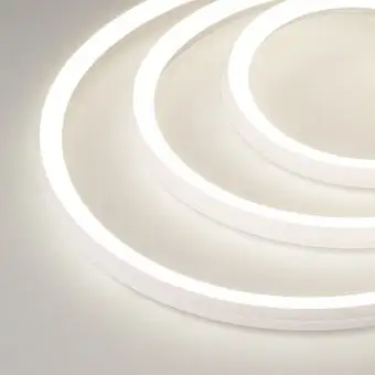 Гибкий неон Arlight 7.2W/m 168LED/m 2835SMD дневной белый 5M Moonlight-3D-A168-15x15mm 24V Day4500 038787 – изображение в каталоге