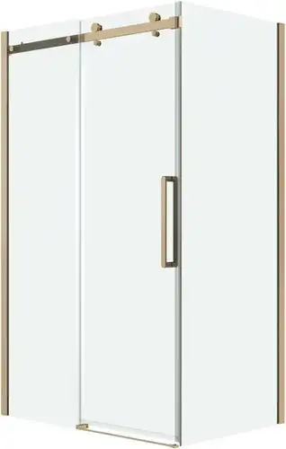 Душевой уголок Grossman Classic 160x80x195 120.K33.04.1680.32.00 (золото сатин/стекло прозрачное) - изображение в каталоге