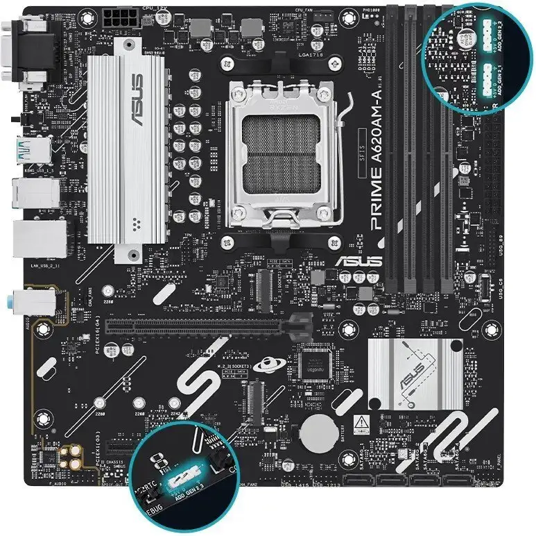 Материнская плата ASUS Prime A620AM-A-CSM – фото товара