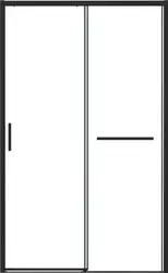Душевая дверь Grossman Style 100x195 100.K33.05.100.21.00 (черный матовый/стекло прозрачное)