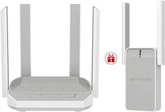 Wi-Fi роутер Netcraze Sprinter NC-3711 + усилитель Wi-Fi Netcraze Buddy 6 NC-3411 – изображение в каталоге