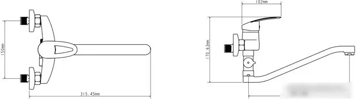 Смеситель Ekko E21039 - фото товара