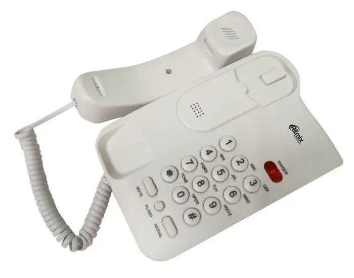 Проводной телефон Ritmix RT-311 (белый) – фото товара