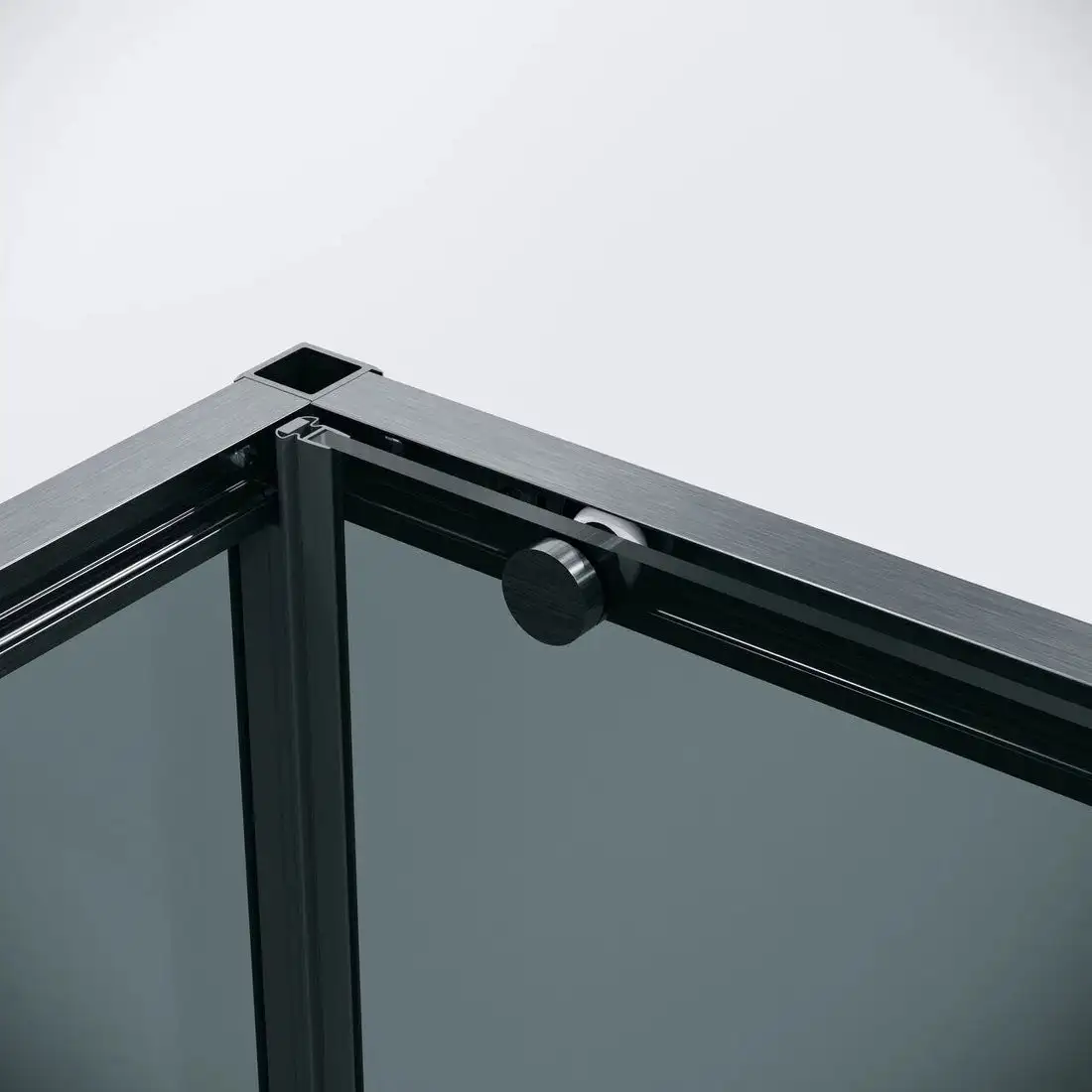 Душевой уголок Grossman Galaxy 110х100х195 120.K33.01.1110.42.10 (графит сатин/тонированное стекло) - фото товара