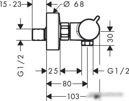 Смеситель Hansgrohe Ecostat 13116000 - фото товара