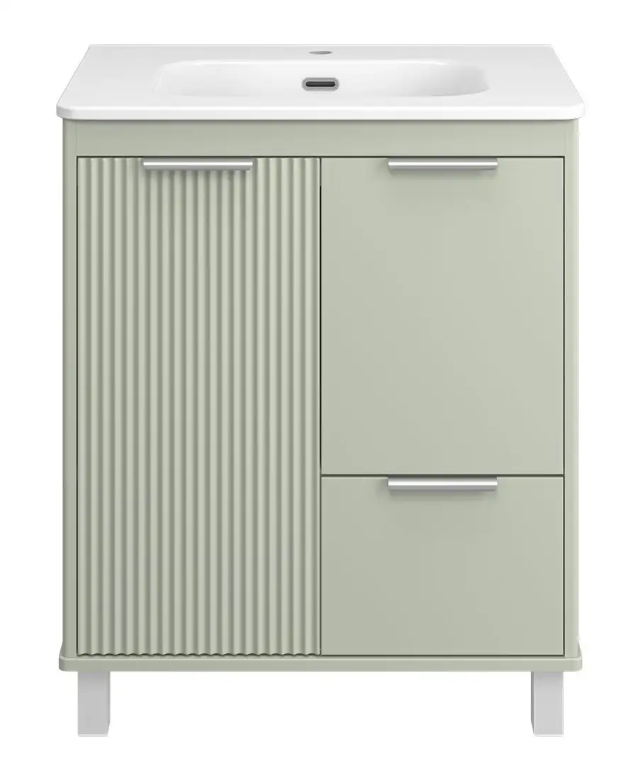 Brevita Тумба под умывальник Risacca Pistachio 70 RIS-06070-0842Я (фисташковый) – фото товара