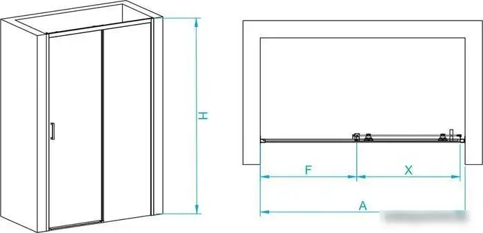 Душевая дверь RGW PA-017-B 350801712-14 - фото товара