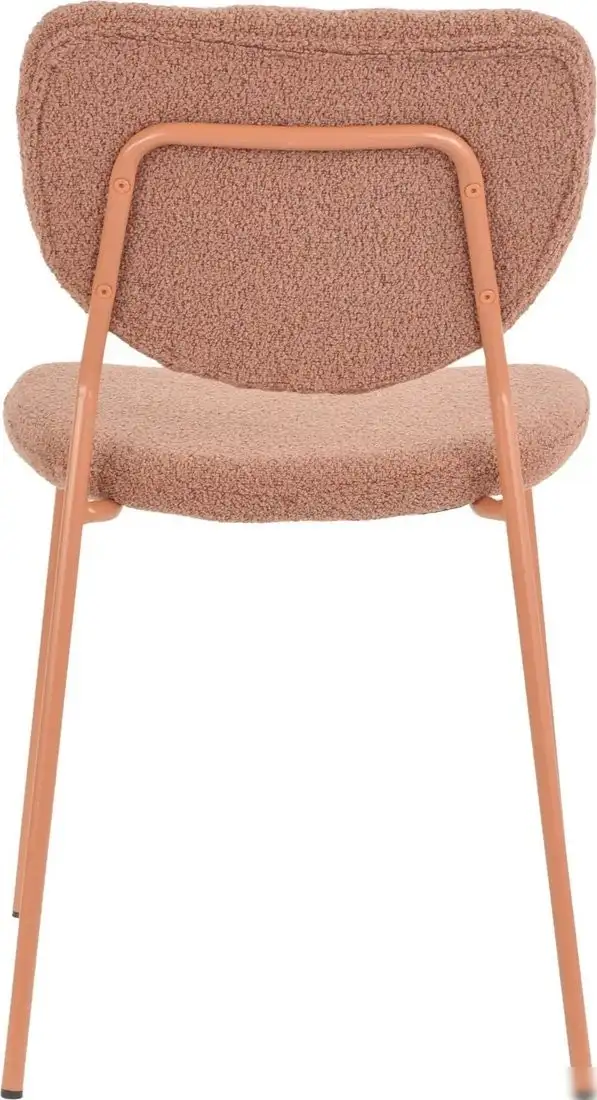 Стул Stool Group Gigi DRC-9155-B (коричневый букле/ножки розовые) – фото товара