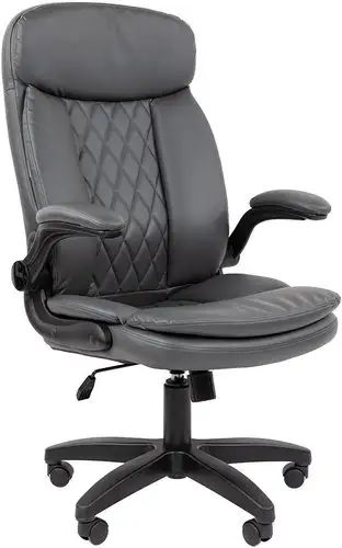 Офисное кресло CHAIRMAN 533 (экокожа серый) – изображение в каталоге