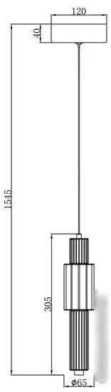 Подвесная люстра Maytoni Verticale MOD308PL-L9CH3K – фото товара