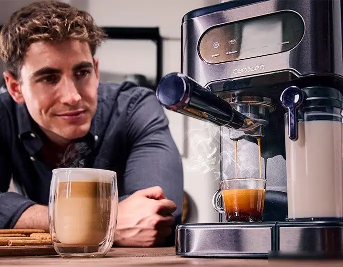 Рожковая кофеварка Cecotec Power Espresso 20 ColdBrew Latte - фото товара