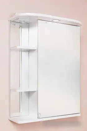 Onika Шкаф с зеркалом Карина 55.01 правый (белый) [205513] – фото товара