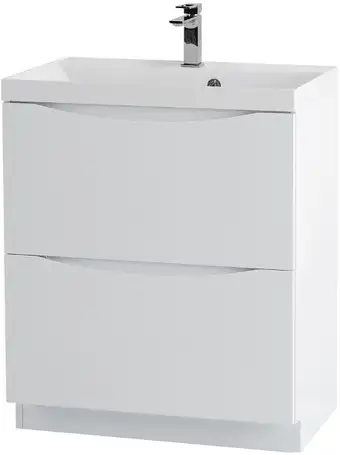 BelBagno Тумба под умывальник MARINO-600-2C-PIA-BL-P – изображение в каталоге