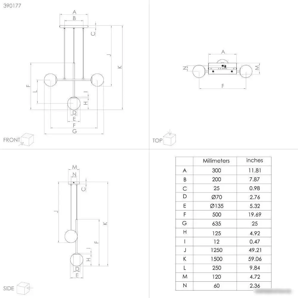 Подвесная люстра Eglo Paz 390177 – фото товара
