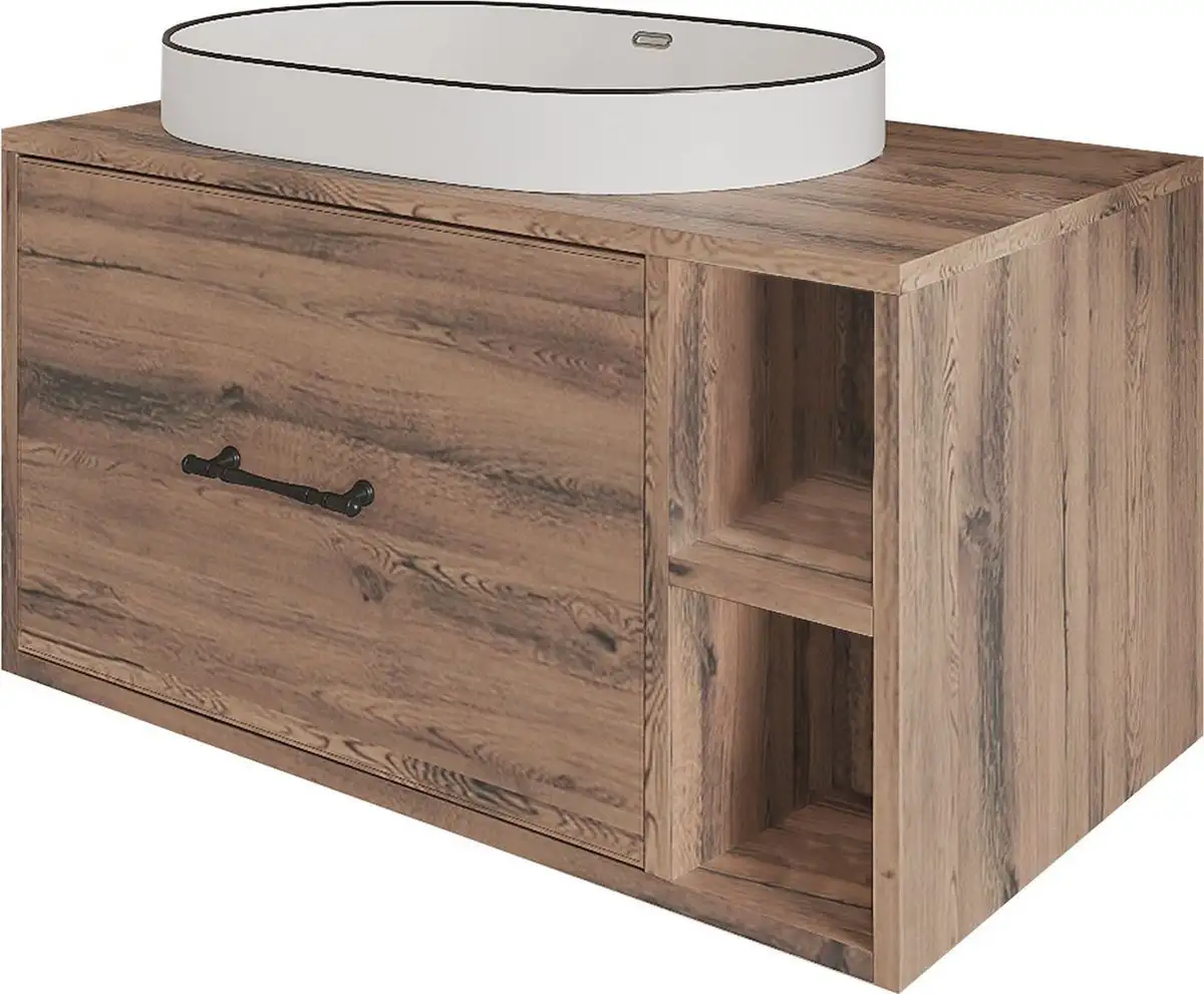 ЗОВ Тумба под умывальник Дион-Анталья 80 A80LOW1BC (дуб веллингтон) – фото товара