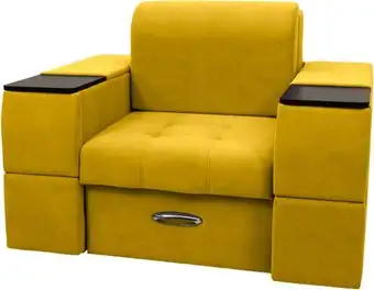 Кресло-кровать Сириус Лидер-13 ППУ 135x110 (Eva 18 велюр желтый) – изображение в каталоге