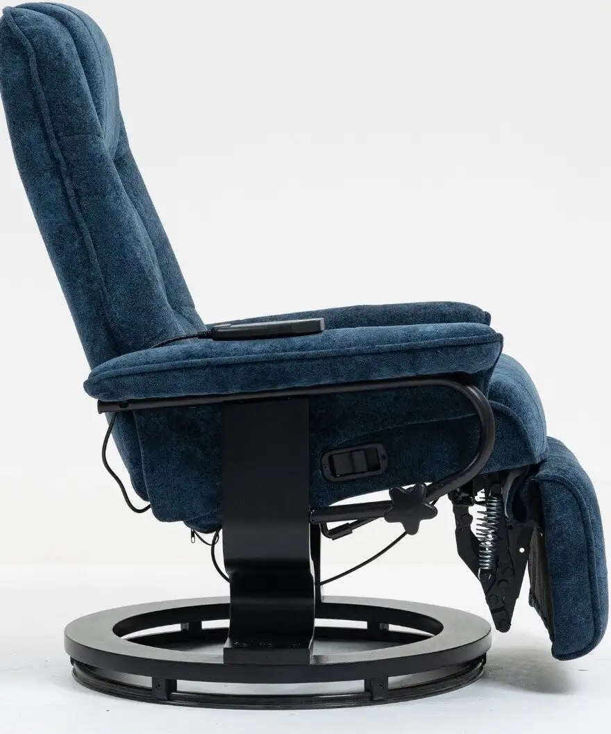Массажное кресло Calviano 22 (синий плюш)
