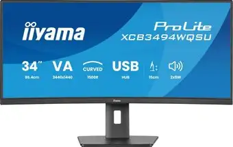 Монитор Iiyama ProLite XCB3497WQSNPH-B1 – изображение в каталоге