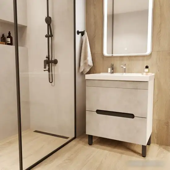 Mixline Тумба под умывальник Честер 70 551732 (бетон) – фото товара