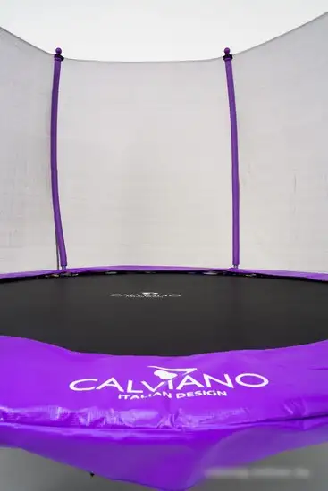 Батут Calviano Outside Master Purple 312 см - 10ft (внешняя сетка, с лестницей) – фото товара