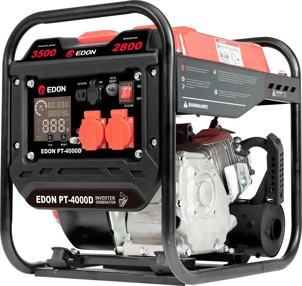 Бензиновый генератор Edon PT-4000D – фото товара