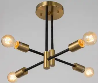 Подвесная люстра BayerLux Лора 10777409 (латунь) – изображение в каталоге