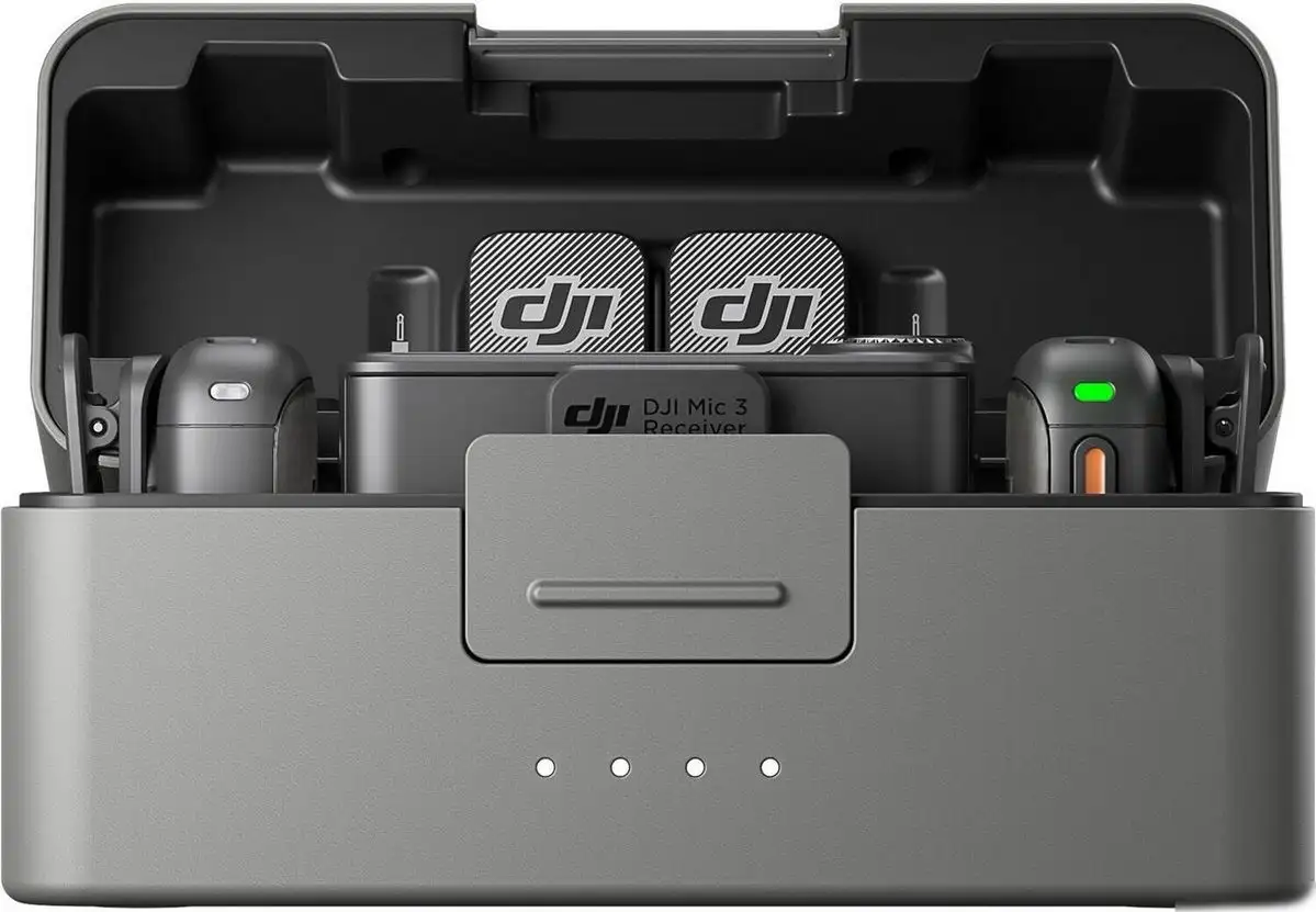 Радиосистема DJI Mic 3 (2TX + 1RX + Charging Case, черный) – фото товара