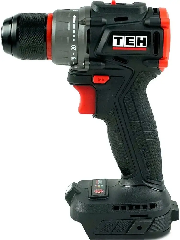 Дрель-шуруповерт TEH TDBL420-2B (с 2-мя АКБ, кейс) – фото товара