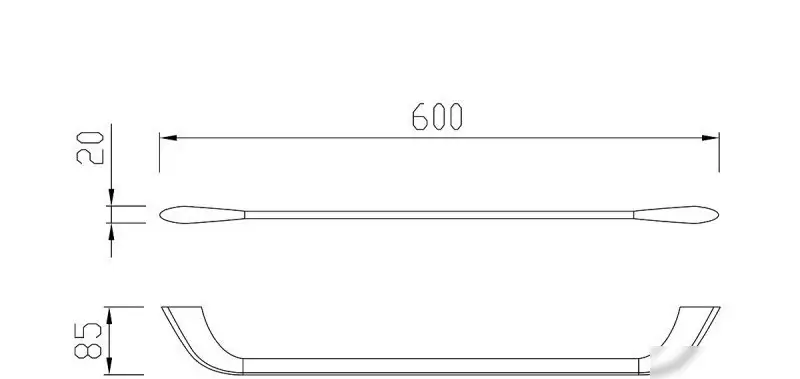 Держатель для полотенца Cezares LINER-TH-60-01 (хром) – фото товара