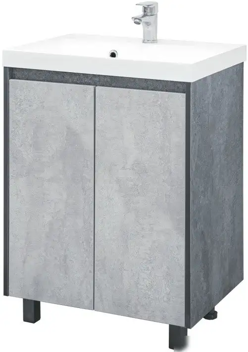 Doratiz Тумба под умывальник Крит 60 9908.128 (серый) – фото товара