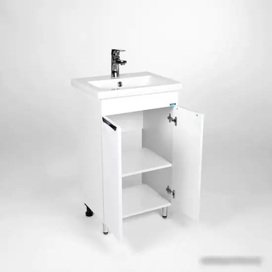 Viant Тумба Лима с умывальником Como 50 VLIM50CO-T2ST+S-UM-COM50/1-w – фото товара