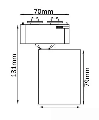 Трековый светильник Crystal Lux CLT 0.31 001 60 WH – фото товара