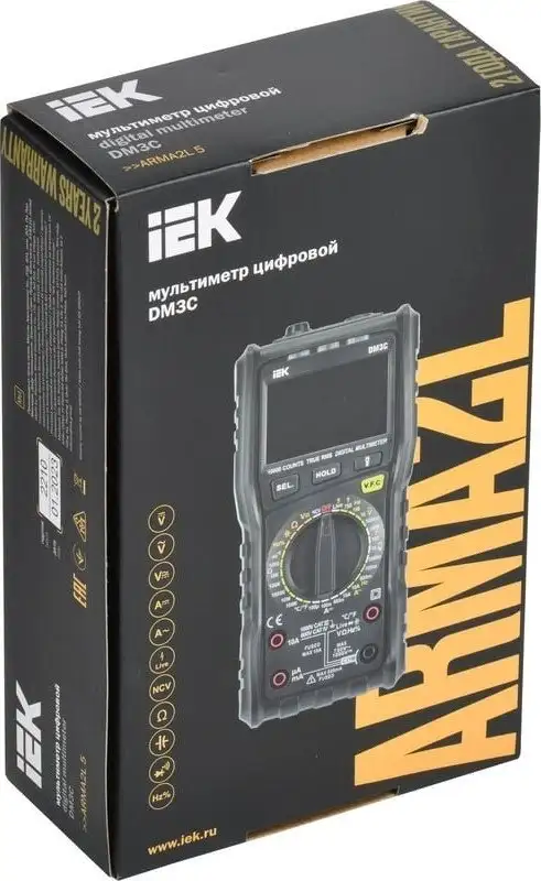 Мультиметр IEK ARMA2L 5 DM3C – фото товара