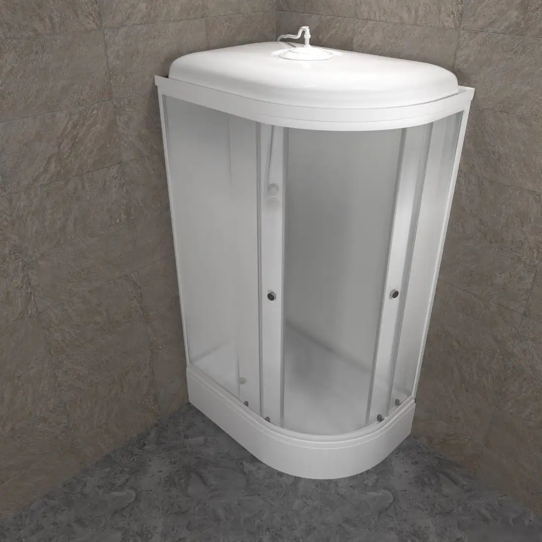 Душевая кабина Triton Коралл-Лайт 120x80 В (левосторонняя) - фото товара