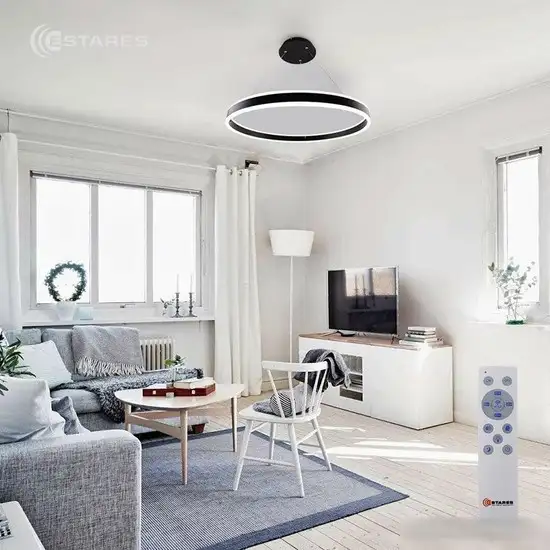 Подвесная люстра Estares Stella 96W R-APP-600x1200-BLACK/WHITE-220-IP20 – фото товара