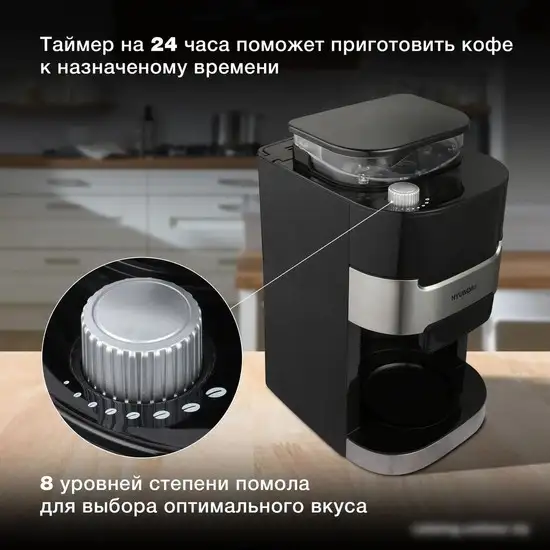 Капельная кофеварка Hyundai HYD-1216 - фото товара