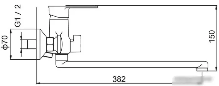 Смеситель Potato P22274-7 - фото товара