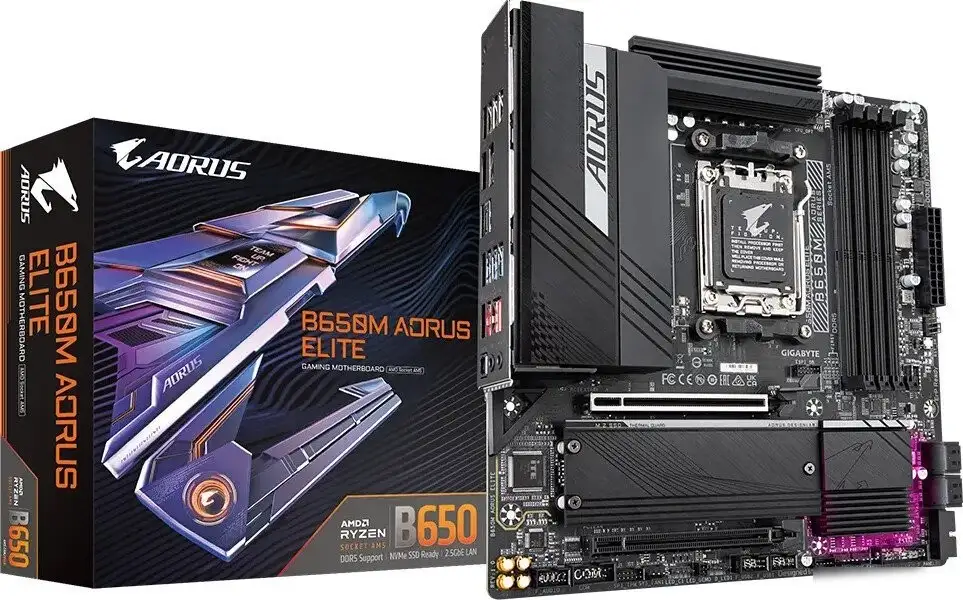 Материнская плата Gigabyte B650M Aorus Elite (rev. 1.2) – фото товара