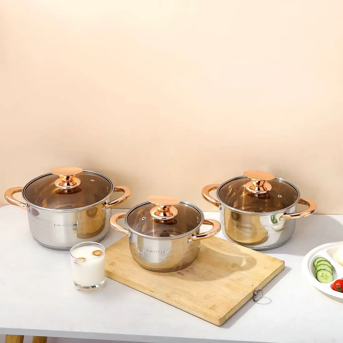 Набор кастрюль Kaisa Villa KV-1043