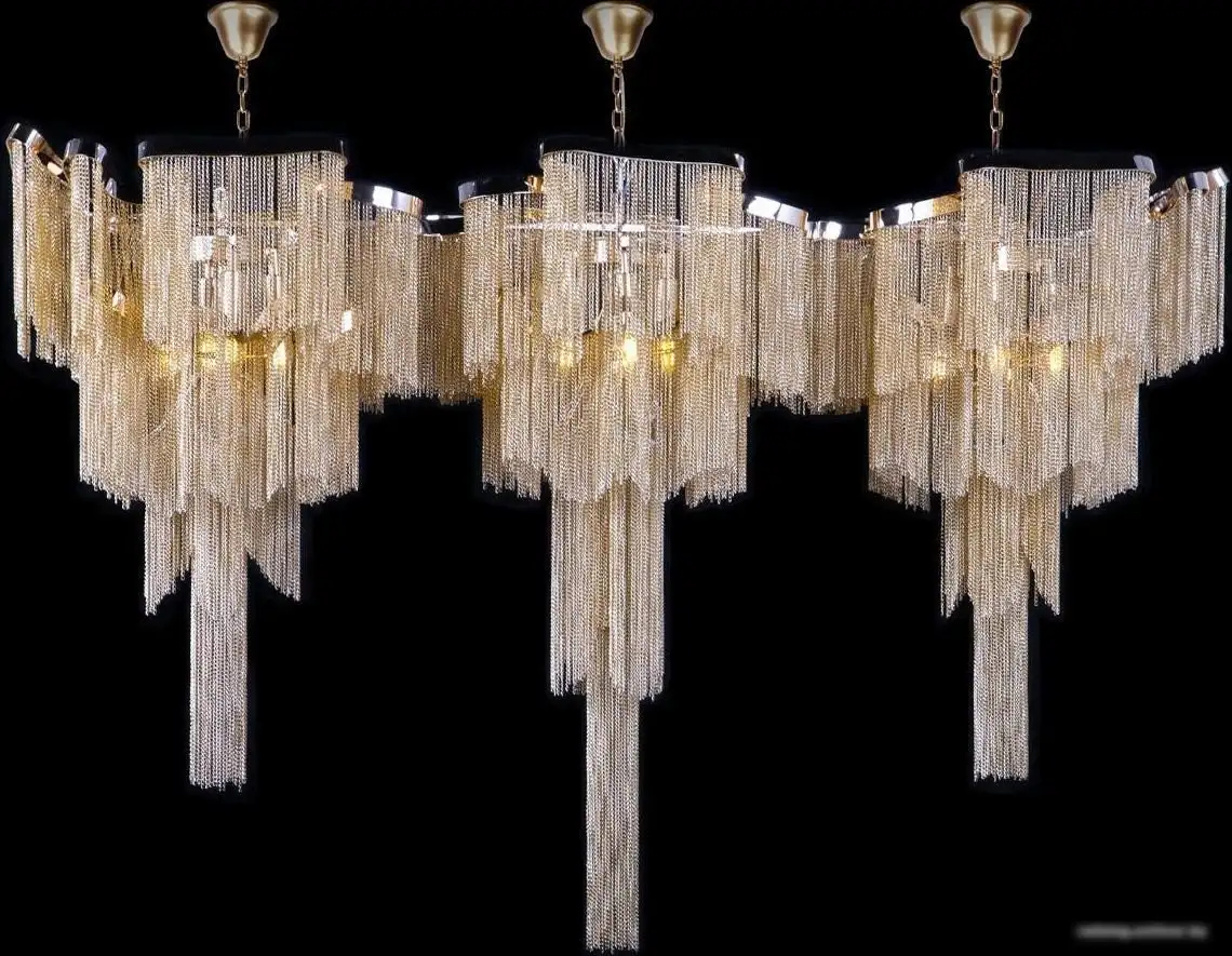 Подвесная люстра LOFT IT Stream 10208/1400R Gold – фото товара