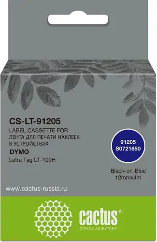 Картридж CACTUS CS-LT-91205 (аналог Dymo LT-91205) – изображение в каталоге