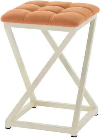 Табурет AMC Comfort 8.3.4 (ткань терракот/слоновая кость) – изображение в каталоге