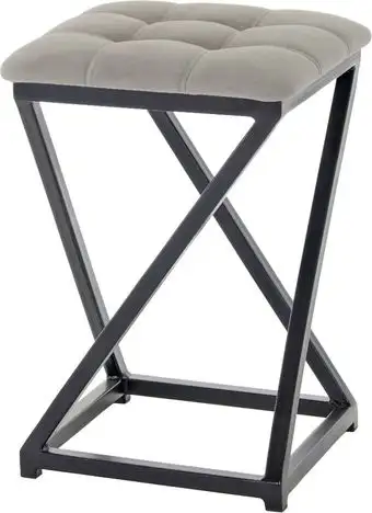 Табурет AMC Comfort 8К1.18 (кожзам, латте/черный) – изображение в каталоге