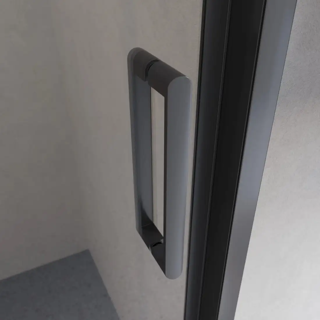 Душевая дверь BelBagno LUCE-BF-1-120-C-NERO - фото товара