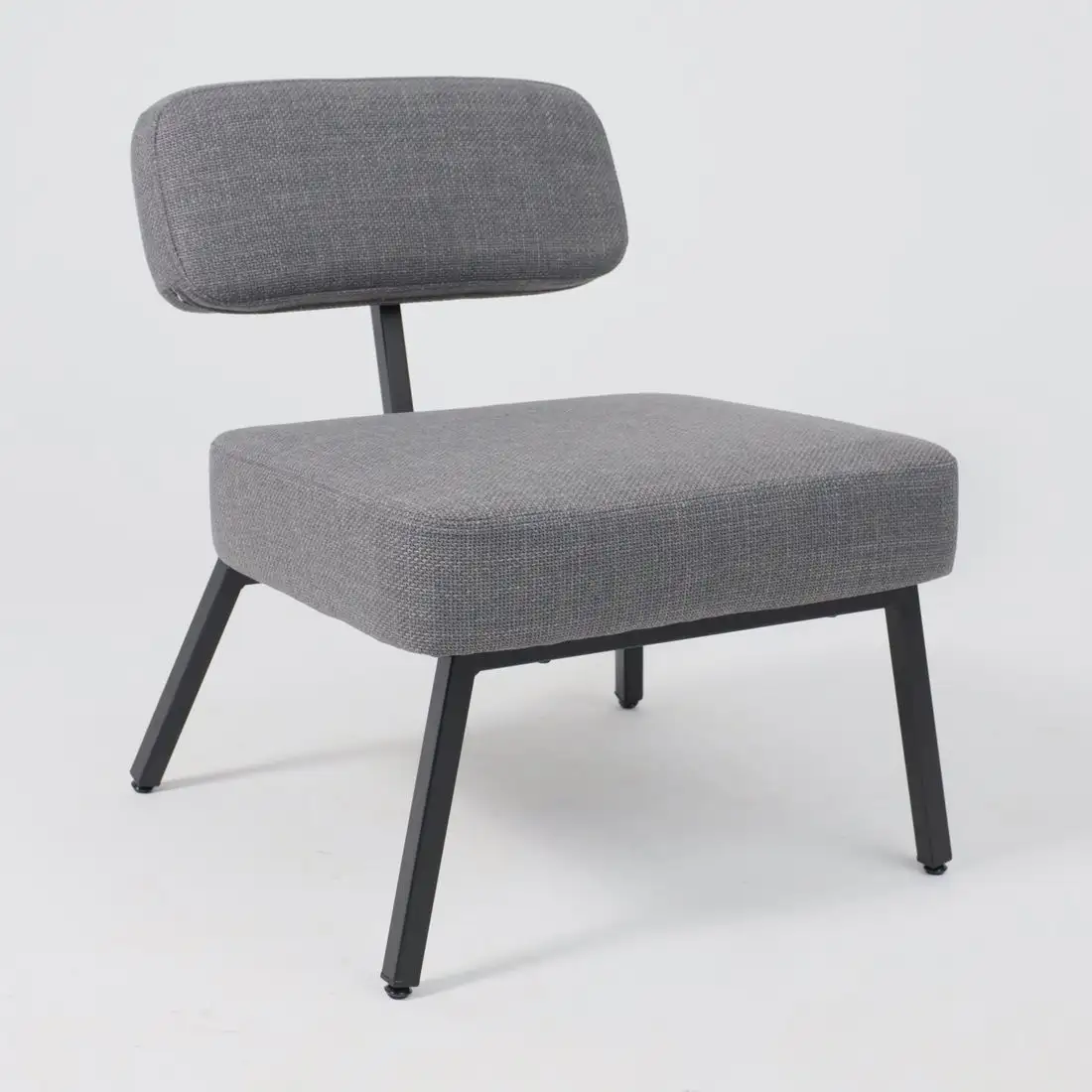 Интерьерное кресло AksHome Aspen (серая рогожка BJORN 13/черный)