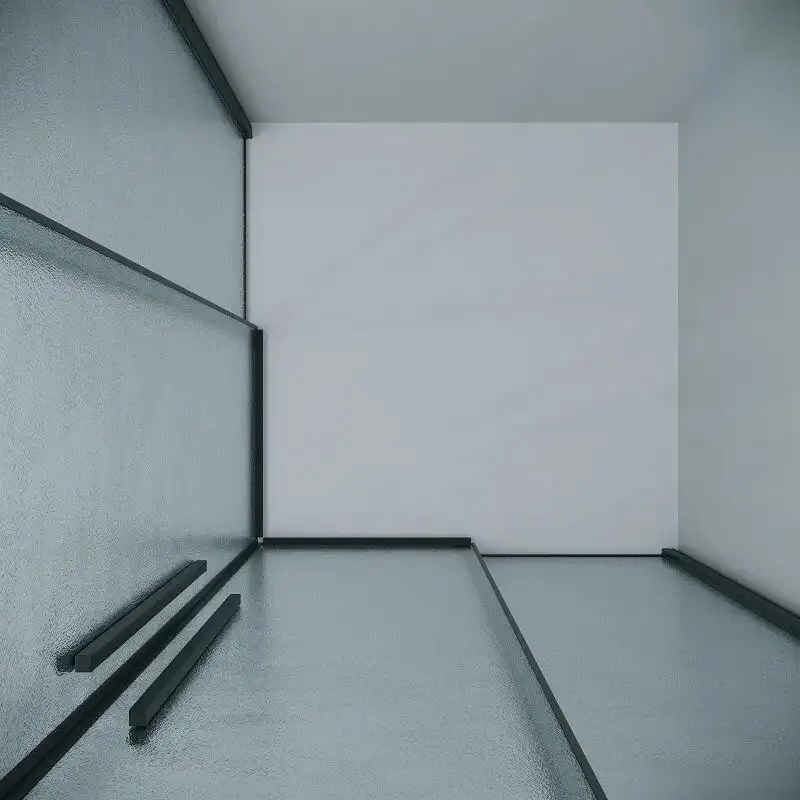 Душевой уголок Grossman Galaxy 120х80х195 300.K33.01.12R80L.21.02 (черный матовый/стекло шиншилла) - фото товара