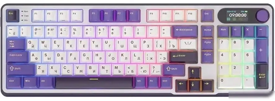 Клавиатура Royal Kludge RK-S98 RGB Blackberry (RK Brown) – фото товара